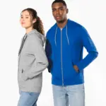 K438-11_2026 - Hidalgo Licht katoenen sweatvest met capuchon — productfoto 7
