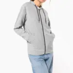 K438-15_2026 - Hidalgo Licht katoenen sweatvest met capuchon — productfoto 8