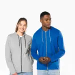 K438-10_2026 - Hidalgo Licht katoenen sweatvest met capuchon — productfoto 10