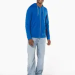K438_2026 - Hidalgo Licht katoenen sweatvest met capuchon — productfoto 14