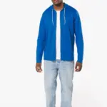 K438-3_2026 - Hidalgo Licht katoenen sweatvest met capuchon — productfoto 16