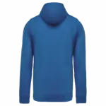 PS_K438-B_LIGHTROYALBLUE - Hidalgo Licht katoenen sweatvest met capuchon, light royal blue — productfoto 23