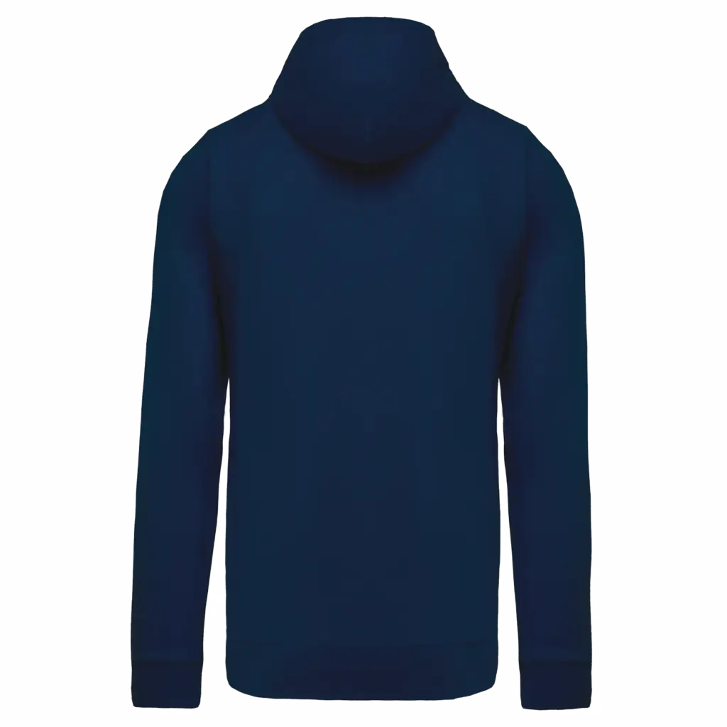 PS_K438-B_NAVY - Hidalgo Licht katoenen sweatvest met capuchon, navy — productfoto 26