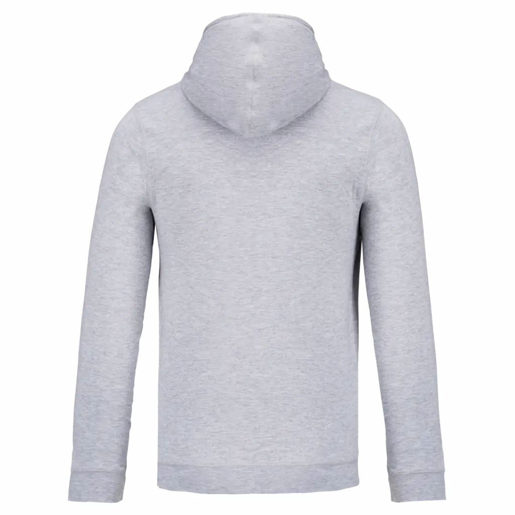 PS_K438-B_OXFORDGREY - Hidalgo Licht katoenen sweatvest met capuchon, oxford grey — productfoto 29