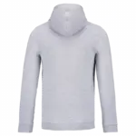 PS_K438-B_OXFORDGREY - Hidalgo Licht katoenen sweatvest met capuchon, oxford grey — productfoto 29