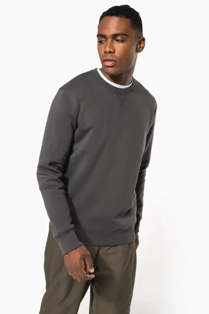 K442-3_2026 - Hidalgo-werbeartikel Sweater met ronde hals — productfoto 2