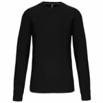 PS_K442_BLACK - Hidalgo-werbeartikel Sweater met ronde hals, black — productfoto 19
