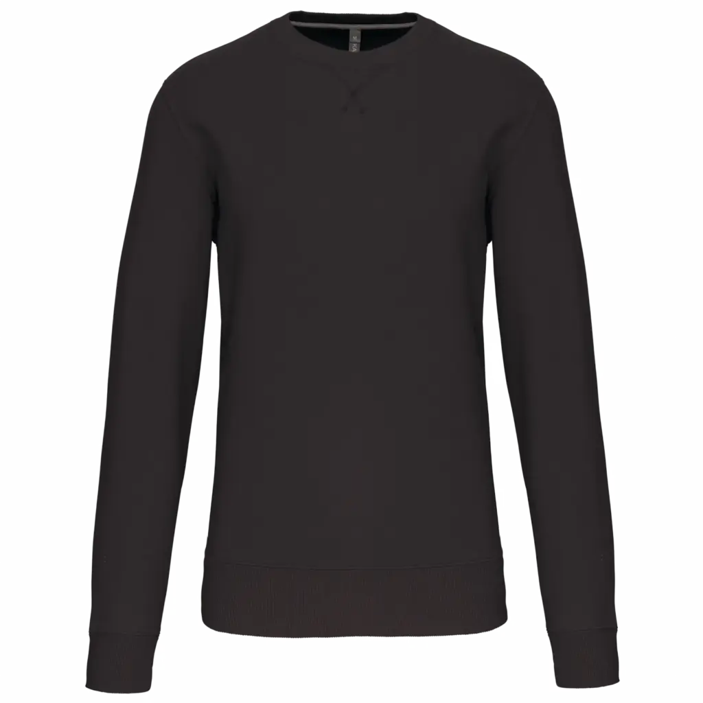 PS_K442_DARKGREY - Hidalgo-werbeartikel Sweater met ronde hals, dark grey — productfoto 22