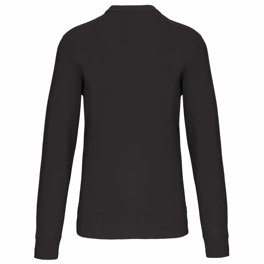 PS_K442-B_DARKGREY - Hidalgo-werbeartikel Sweater met ronde hals, dark grey — productfoto 23