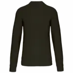 PS_K442-B_DARKKHAKI - Hidalgo-werbeartikel Sweater met ronde hals, dark khaki — productfoto 26