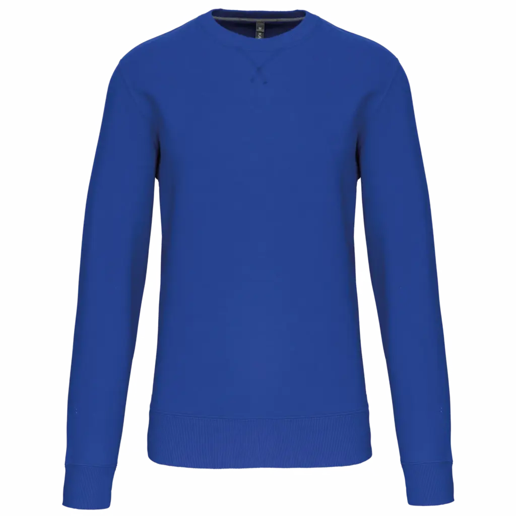 PS_K442_LIGHTROYALBLUE - Hidalgo-werbeartikel Sweater met ronde hals, light royal blue — productfoto 28