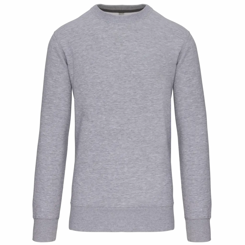 PS_K442_OXFORDGREY - Hidalgo-werbeartikel Sweater met ronde hals, oxford grey — productfoto 34
