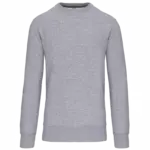 PS_K442_OXFORDGREY - Hidalgo-werbeartikel Sweater met ronde hals, oxford grey — productfoto 34