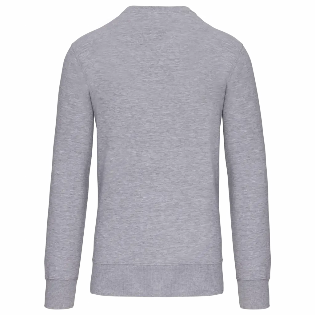 PS_K442-B_OXFORDGREY - Hidalgo-werbeartikel Sweater met ronde hals, oxford grey — productfoto 35
