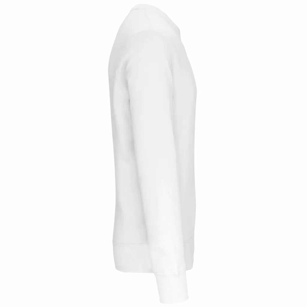 PS_K442-S_WHITE - Hidalgo-werbeartikel Sweater met ronde hals, white — productfoto 39