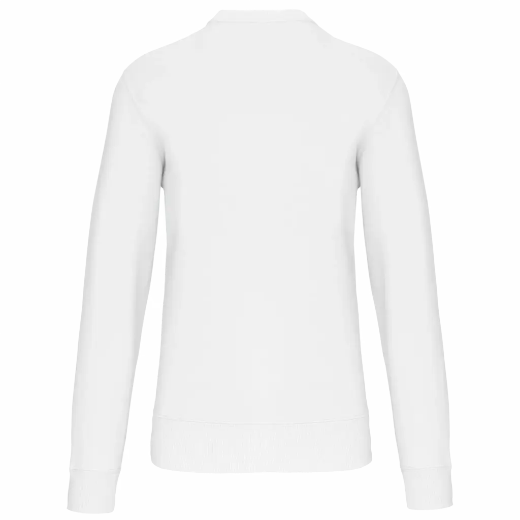 PS_K442-B_WHITE - Hidalgo-werbeartikel Sweater met ronde hals, white — productfoto 41
