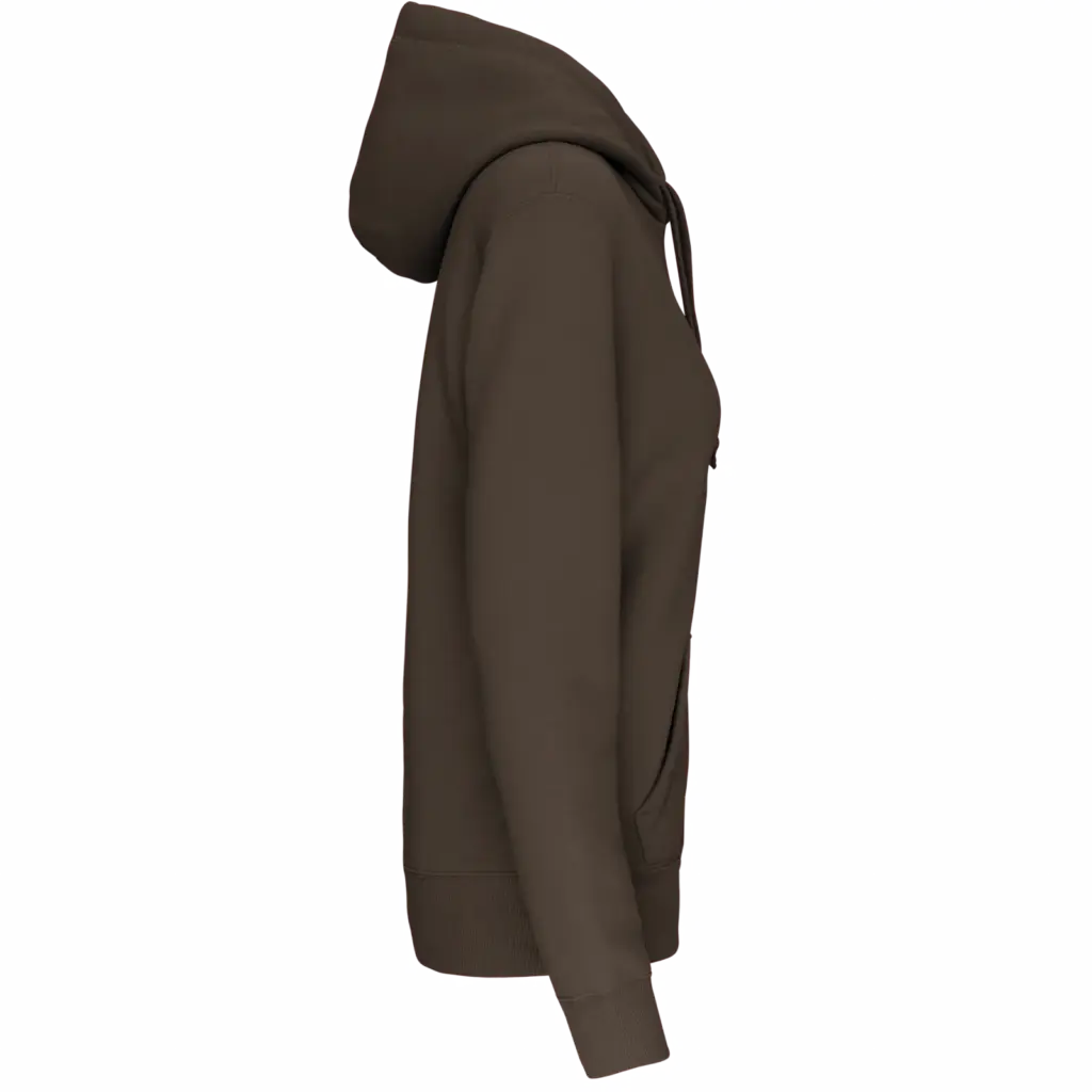 Sweater met capuchon, dark khaki — productfoto 24