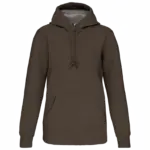 Sweater met capuchon, dark khaki — productfoto 25