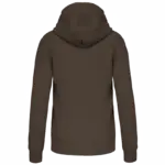 Sweater met capuchon, dark khaki — productfoto 26