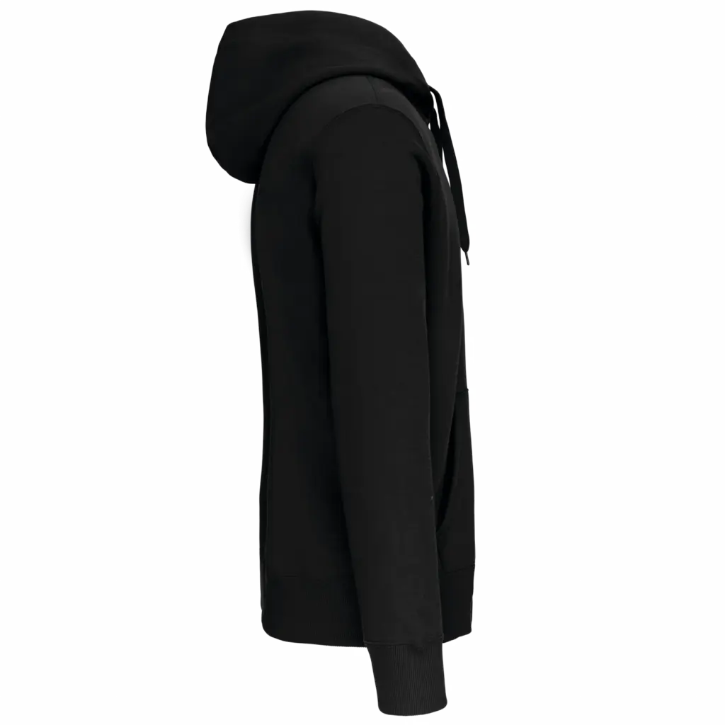 PS_K444-S_BLACK - Hidalgo Sweatvest met capuchon, black — productfoto 19