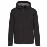 PS_K444_DARKGREY - Hidalgo Sweatvest met capuchon, dark grey — productfoto 23