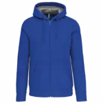 PS_K444_LIGHTROYALBLUE - Hidalgo Sweatvest met capuchon, light royal blue — productfoto 29