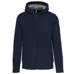 PS_K444_NAVY - Hidalgo Sweatvest met capuchon, navy — productfoto 32