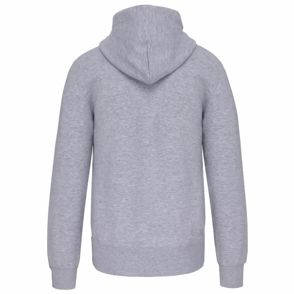 PS_K444-B_OXFORDGREY - Hidalgo Sweatvest met capuchon, oxford grey — productfoto 36