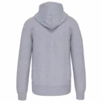 PS_K444-B_OXFORDGREY - Hidalgo Sweatvest met capuchon, oxford grey — productfoto 36