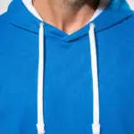 Sweater met contrasterende capuchon — productfoto 3