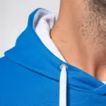Sweater met contrasterende capuchon — productfoto 5
