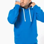 Sweater met contrasterende capuchon — productfoto 8