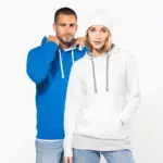 Sweater met contrasterende capuchon — productfoto 11