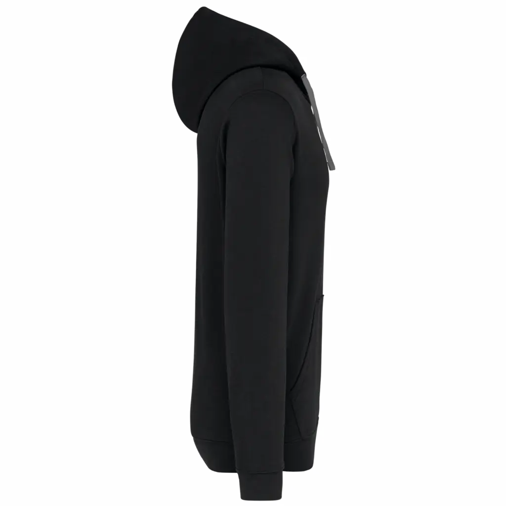 Sweater met contrasterende capuchon, black / fine grey — productfoto 12