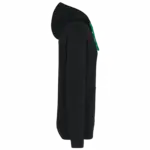 Sweater met contrasterende capuchon, black / light kelly green — productfoto 15