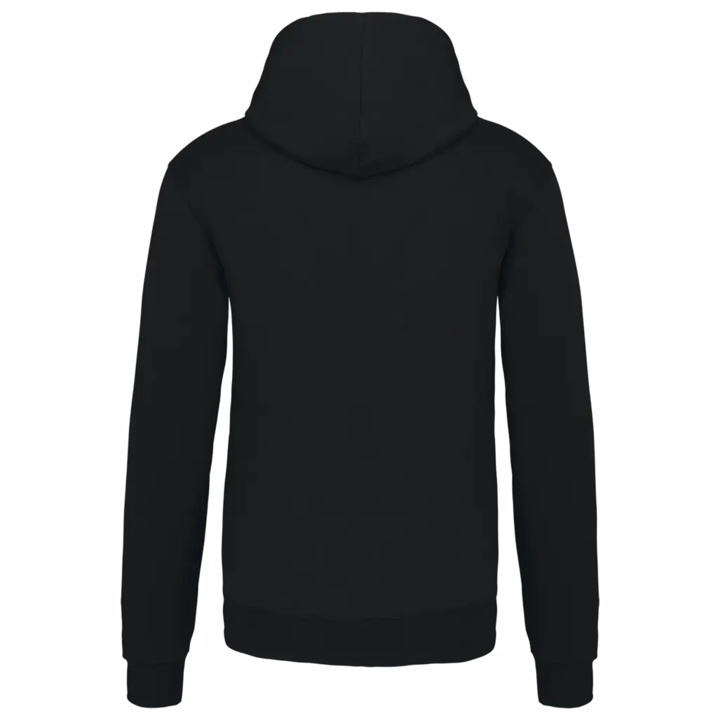 Sweater met contrasterende capuchon, black / light kelly green — productfoto 17