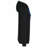 Sweater met contrasterende capuchon, black / light royal blue — productfoto 18