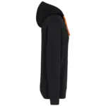 Sweater met contrasterende capuchon, black / orange — productfoto 21
