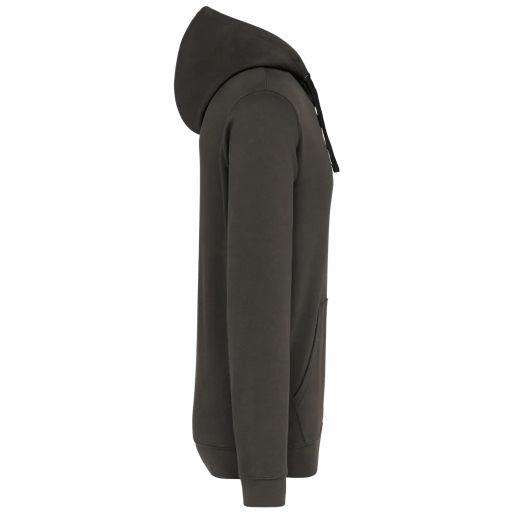 Sweater met contrasterende capuchon, dark grey / black — productfoto 30