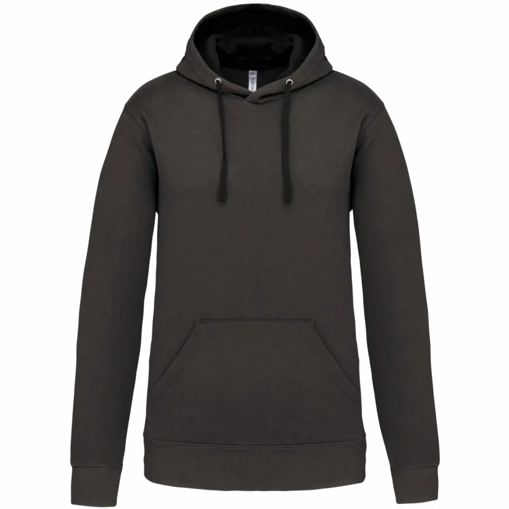 Sweater met contrasterende capuchon, dark grey / black — productfoto 31