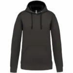 Sweater met contrasterende capuchon, dark grey / black — productfoto 31