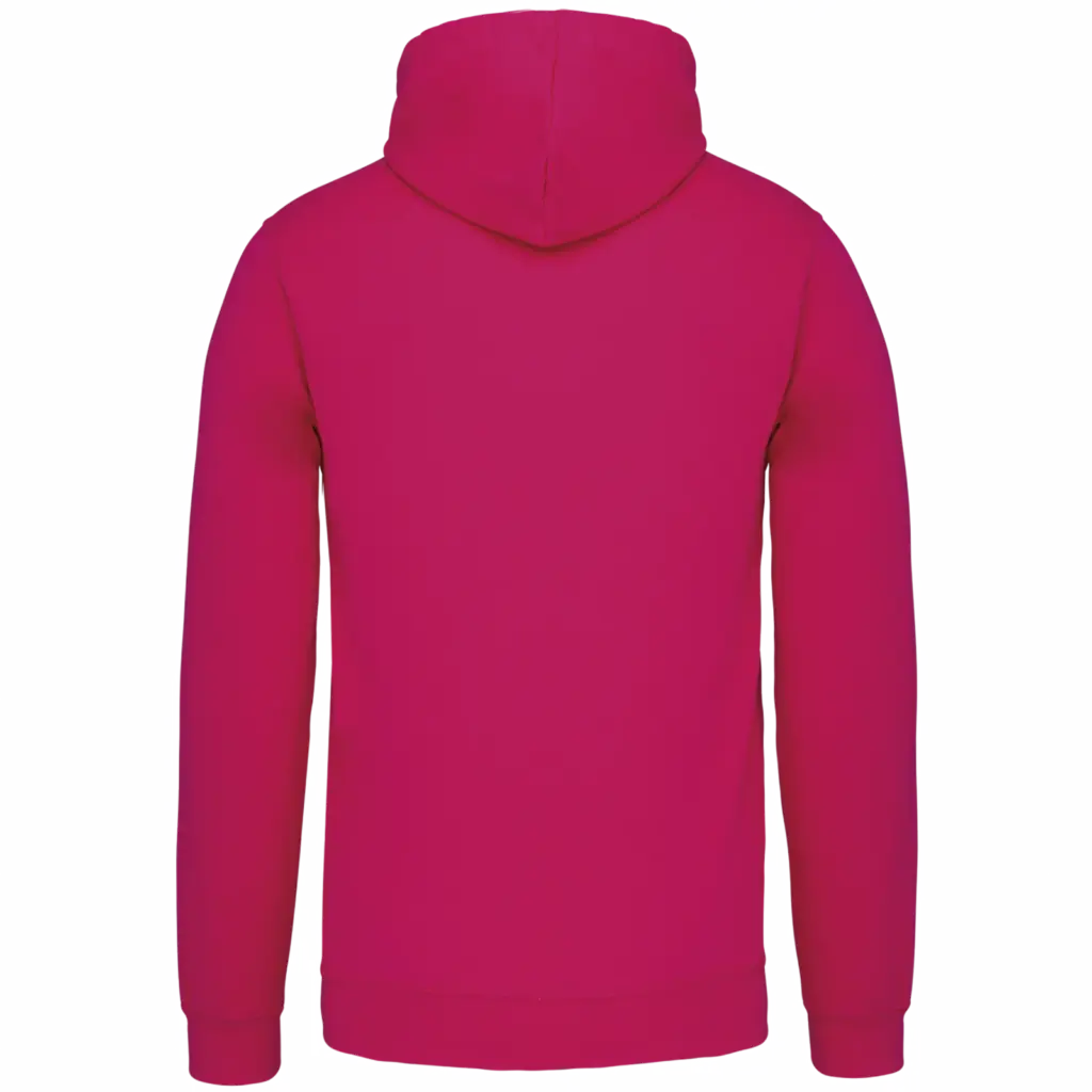 Sweater met contrasterende capuchon, fuchsia / fine grey — productfoto 35