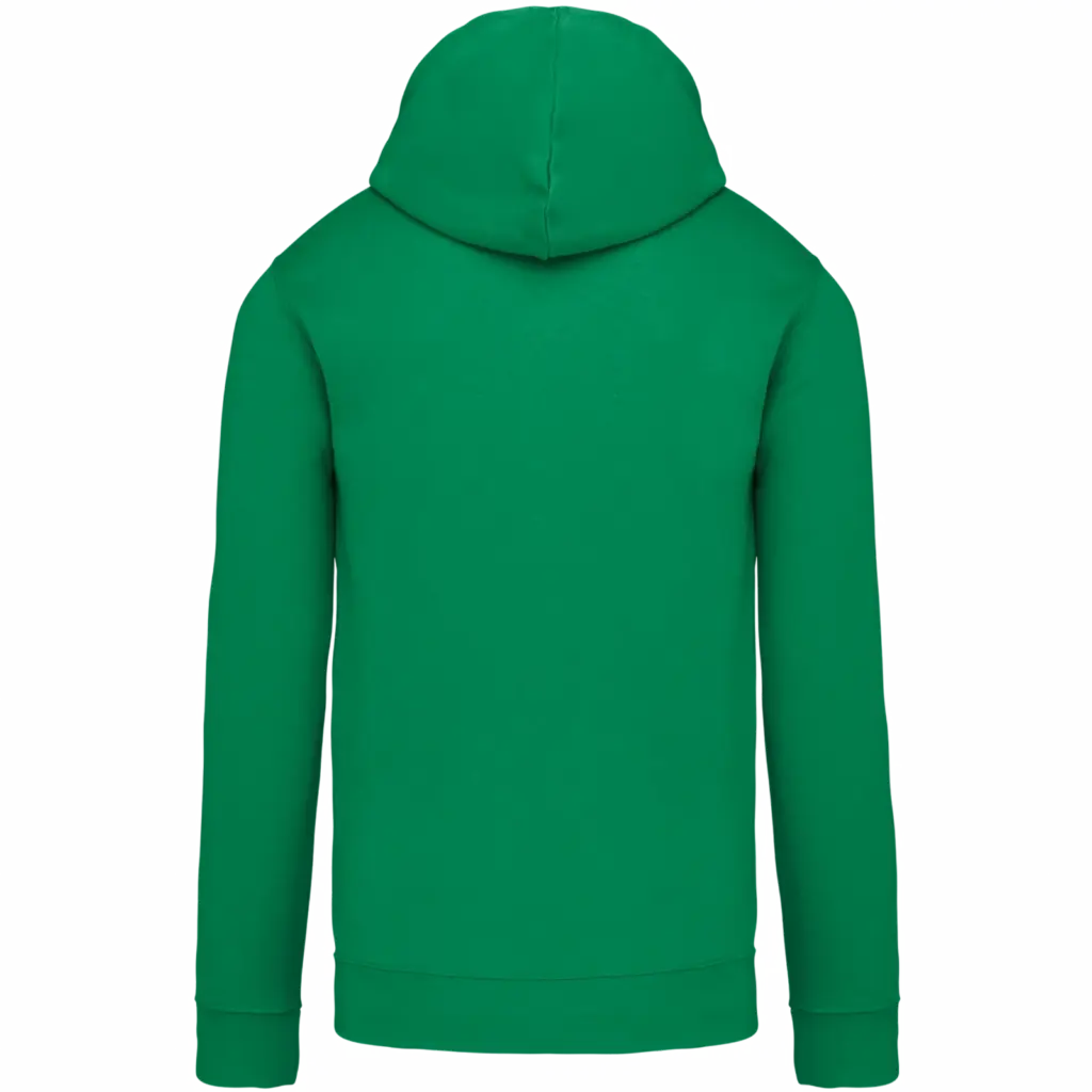 Sweater met contrasterende capuchon, light kelly green / white — productfoto 38