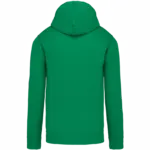 Sweater met contrasterende capuchon, light kelly green / white — productfoto 38