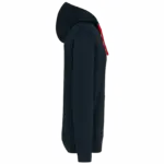 Sweater met contrasterende capuchon, navy / red — productfoto 48