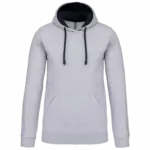 Sweater met contrasterende capuchon, oxford grey / navy — productfoto 58