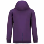 Sweater met contrasterende capuchon, purple / oxford grey — productfoto 62