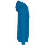 Sweater met contrasterende capuchon, tropical blue / white — productfoto 69