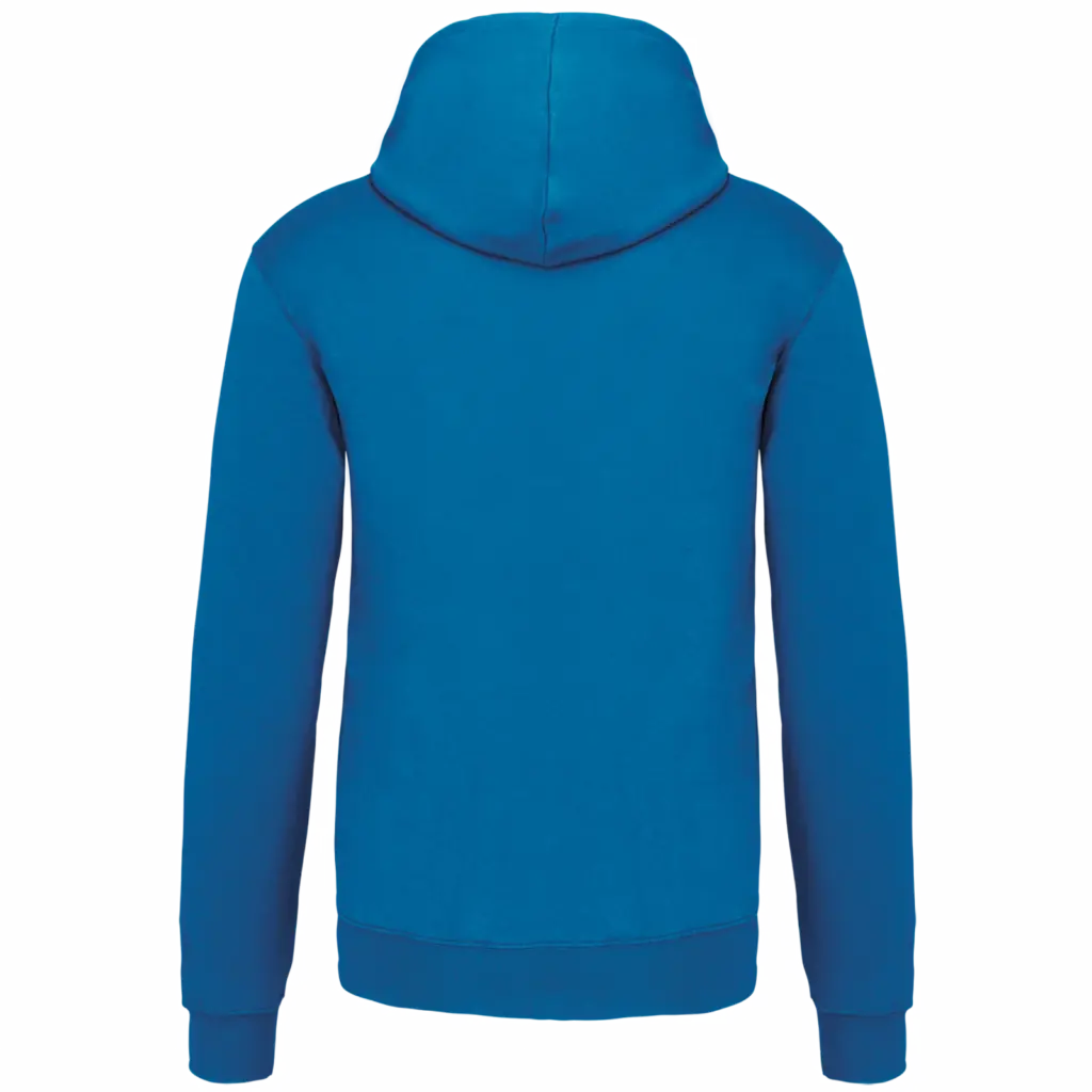 Sweater met contrasterende capuchon, tropical blue / white — productfoto 71