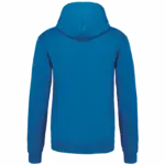 Sweater met contrasterende capuchon, tropical blue / white — productfoto 71